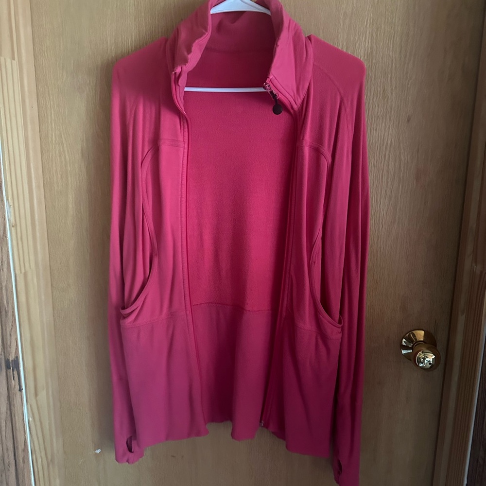 Lululemon pink zip up